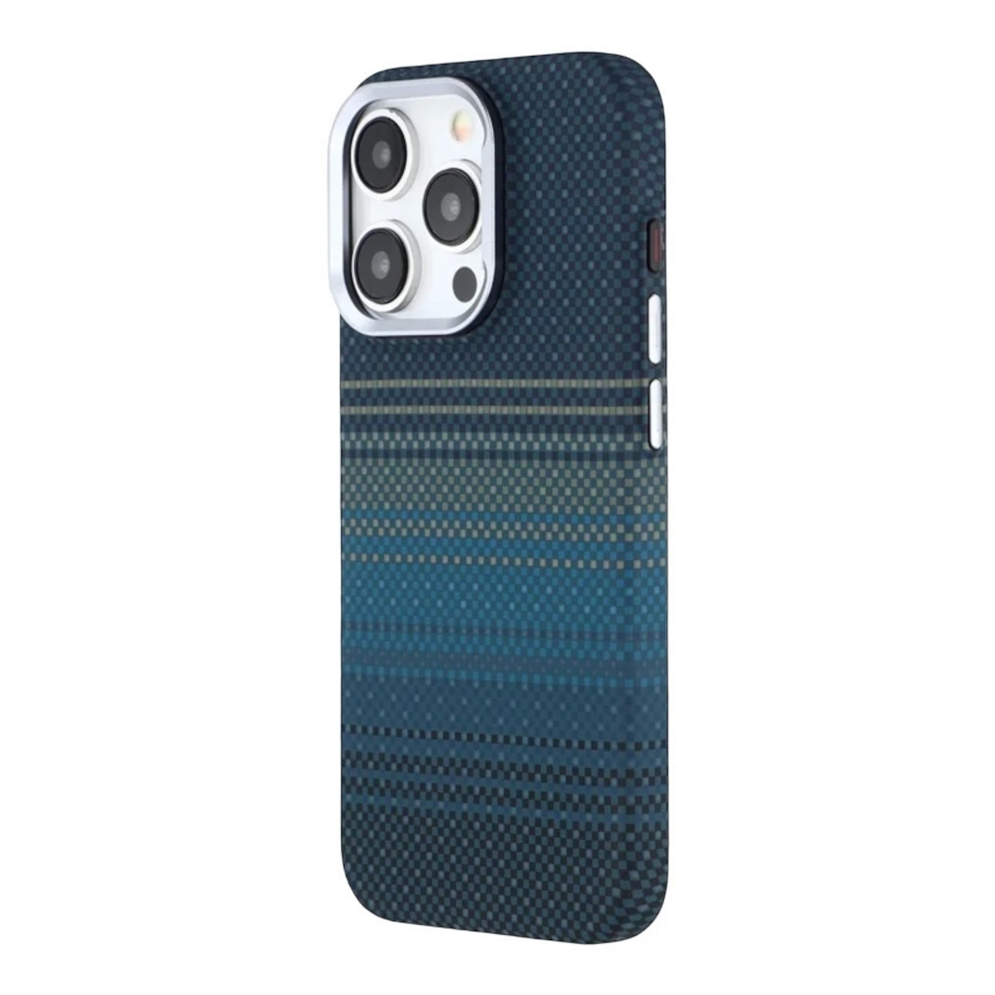 MUBI iPhone 16 Pro Max MagSafeli Karbon Kılıf- Mavi