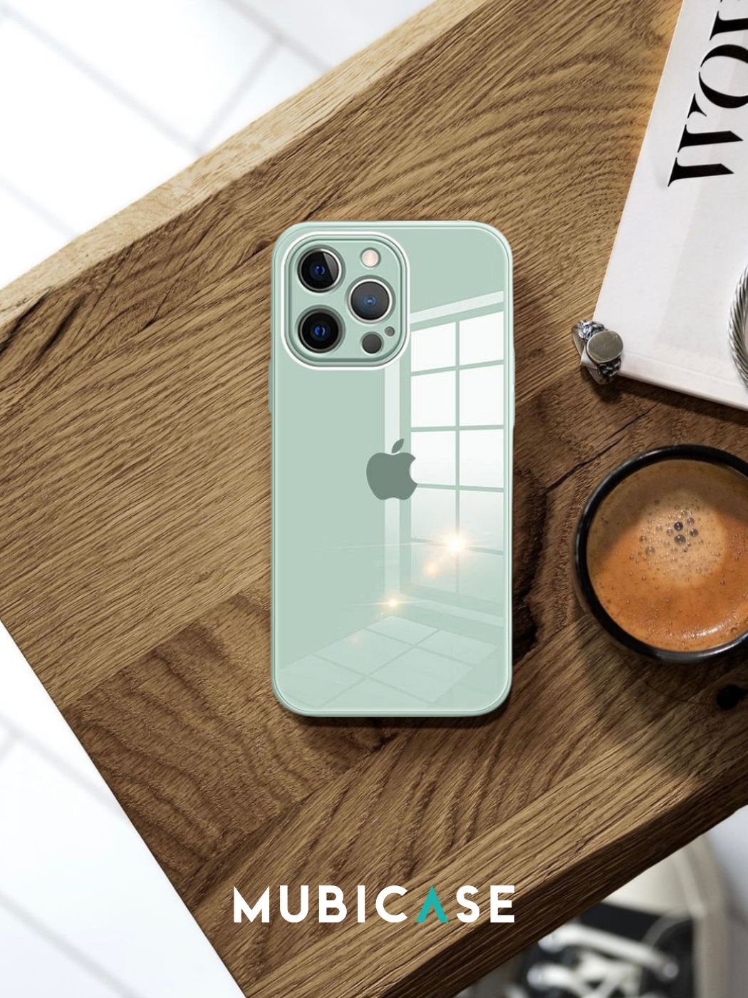 MUBI iPhone 11 Pro Kamera Korumalı Su Yeşili