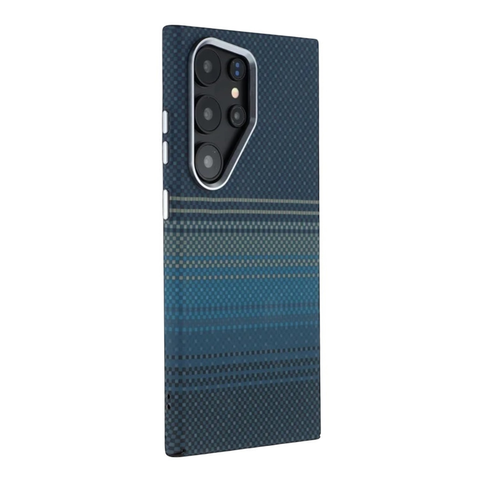 MUBI Samsung S25 Ultra MagSafeli Karbon Kılıf- Mavi