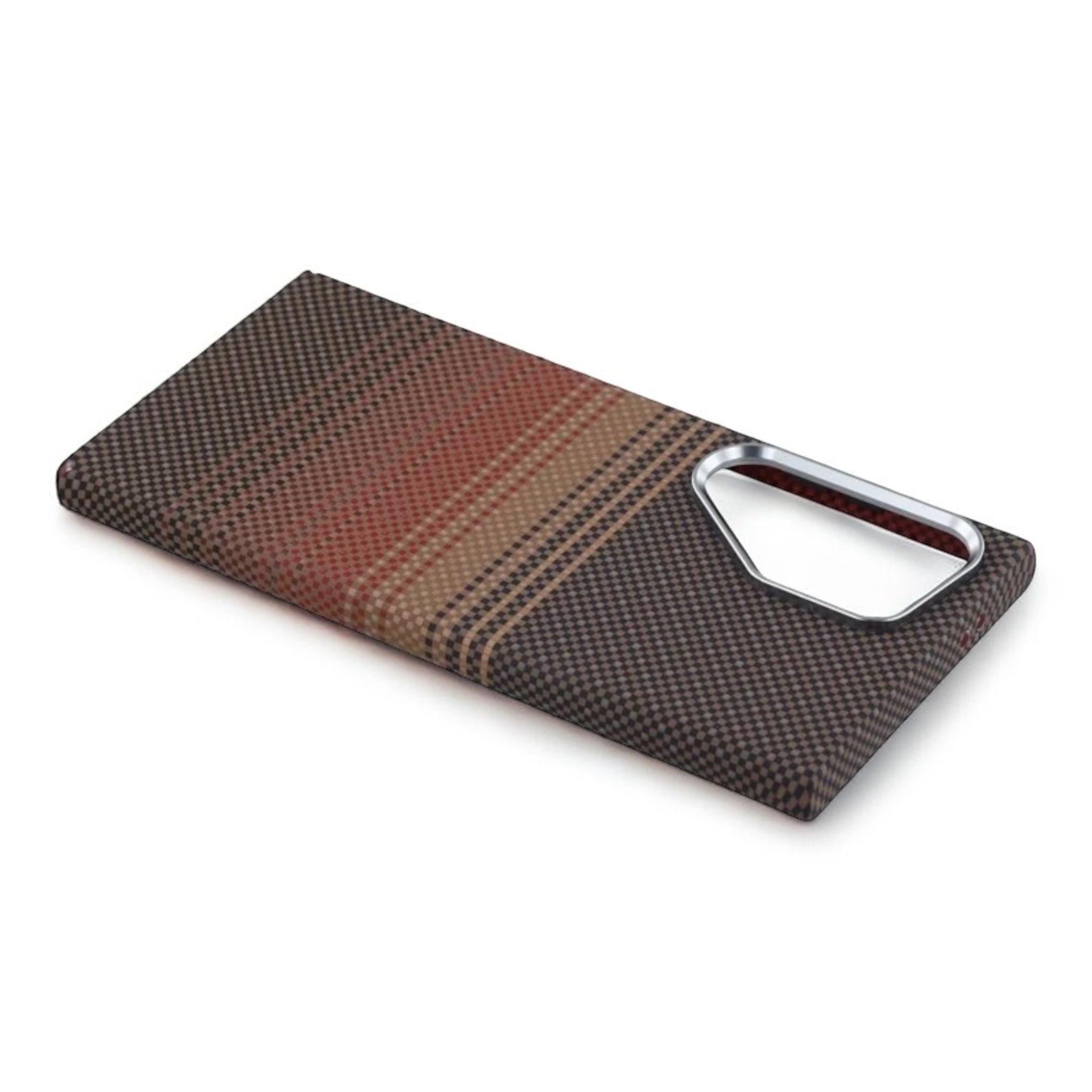 MUBI Samsung S25 Ultra MagSafeli Karbon Kılıf- Kahverengi