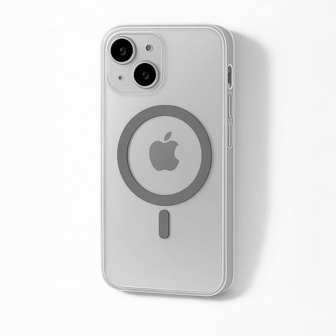 MUBI iPhone 14 Ultra İnce SARARMAZ Mat Gri MagSafe Kılıf