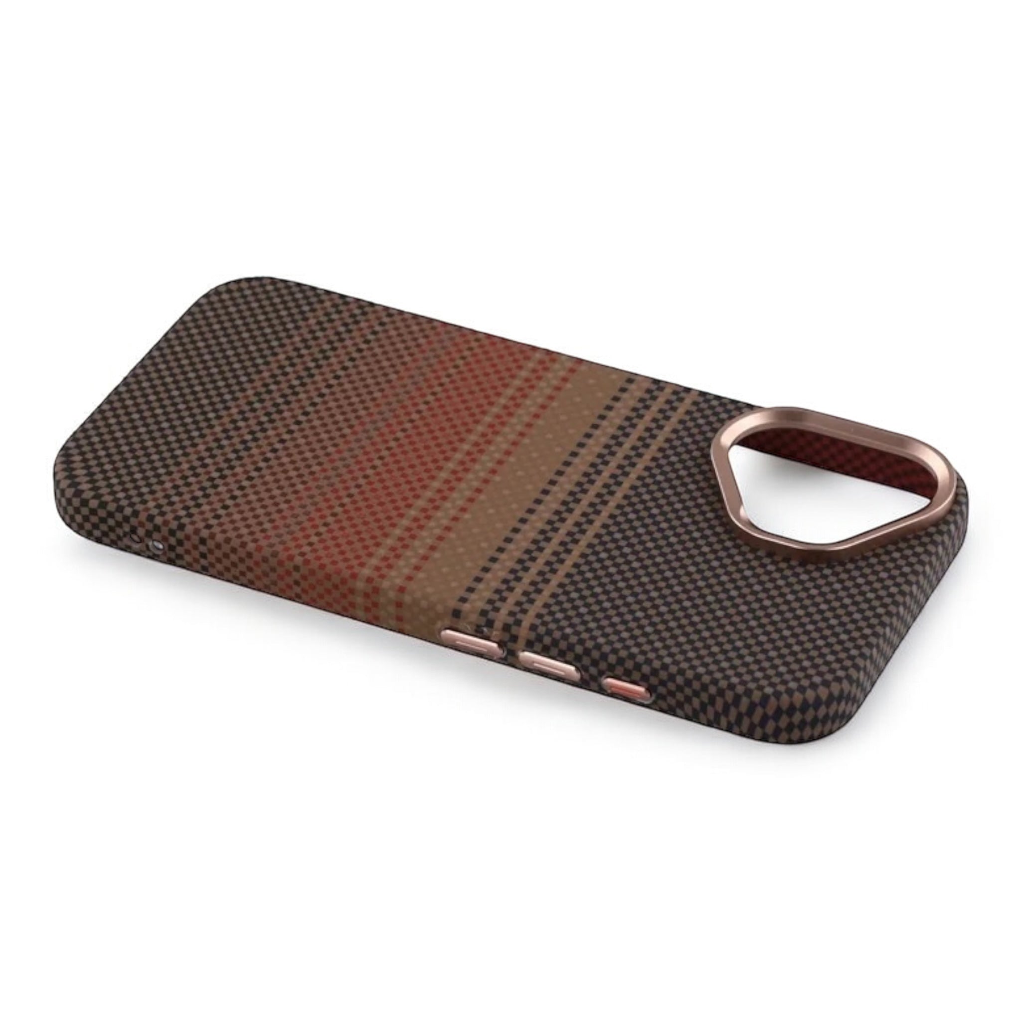 MUBI iPhone 16 MagSafeli Karbon Kılıf- Kahverengi