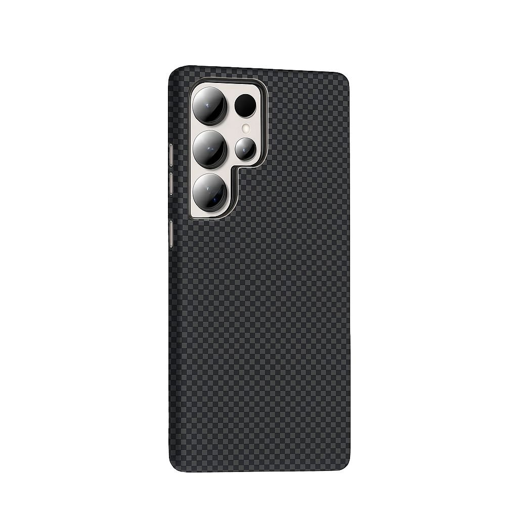 MUBI Samsung S25 Ultra MagSafeli Karbon Kılıf- Füme