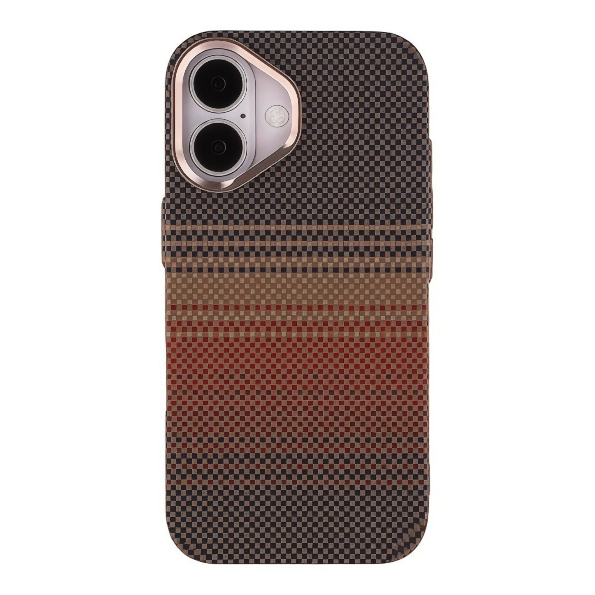 MUBI iPhone 16 MagSafeli Karbon Kılıf- Kahverengi