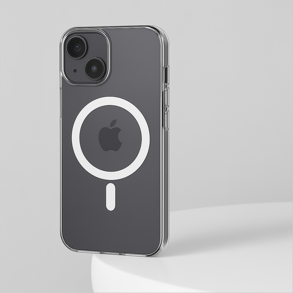 MUBI iPhone 13 Ultra İnce SARARMAZ Şeffaf MagSafe Kılıf