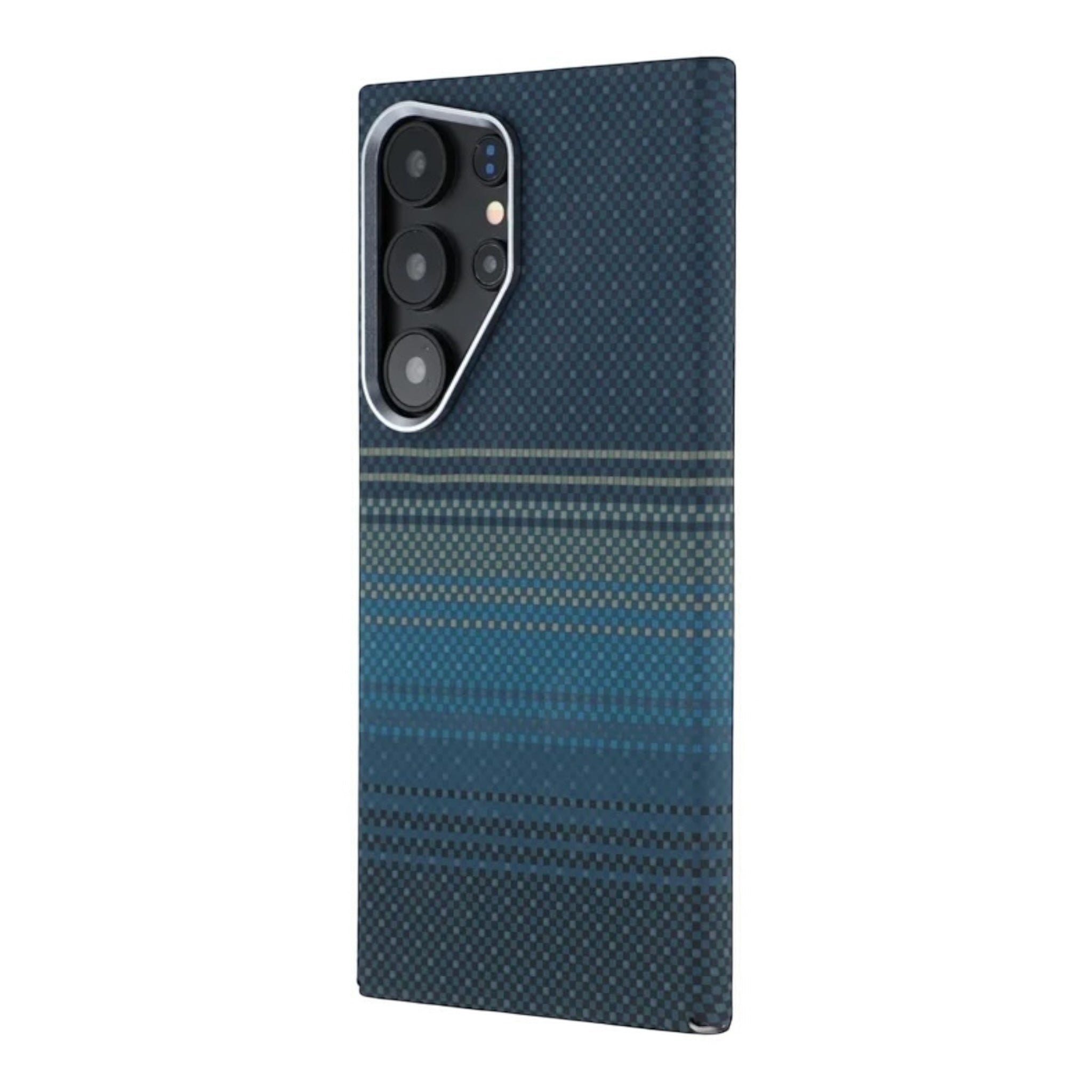MUBI Samsung S25 Ultra MagSafeli Karbon Kılıf- Mavi